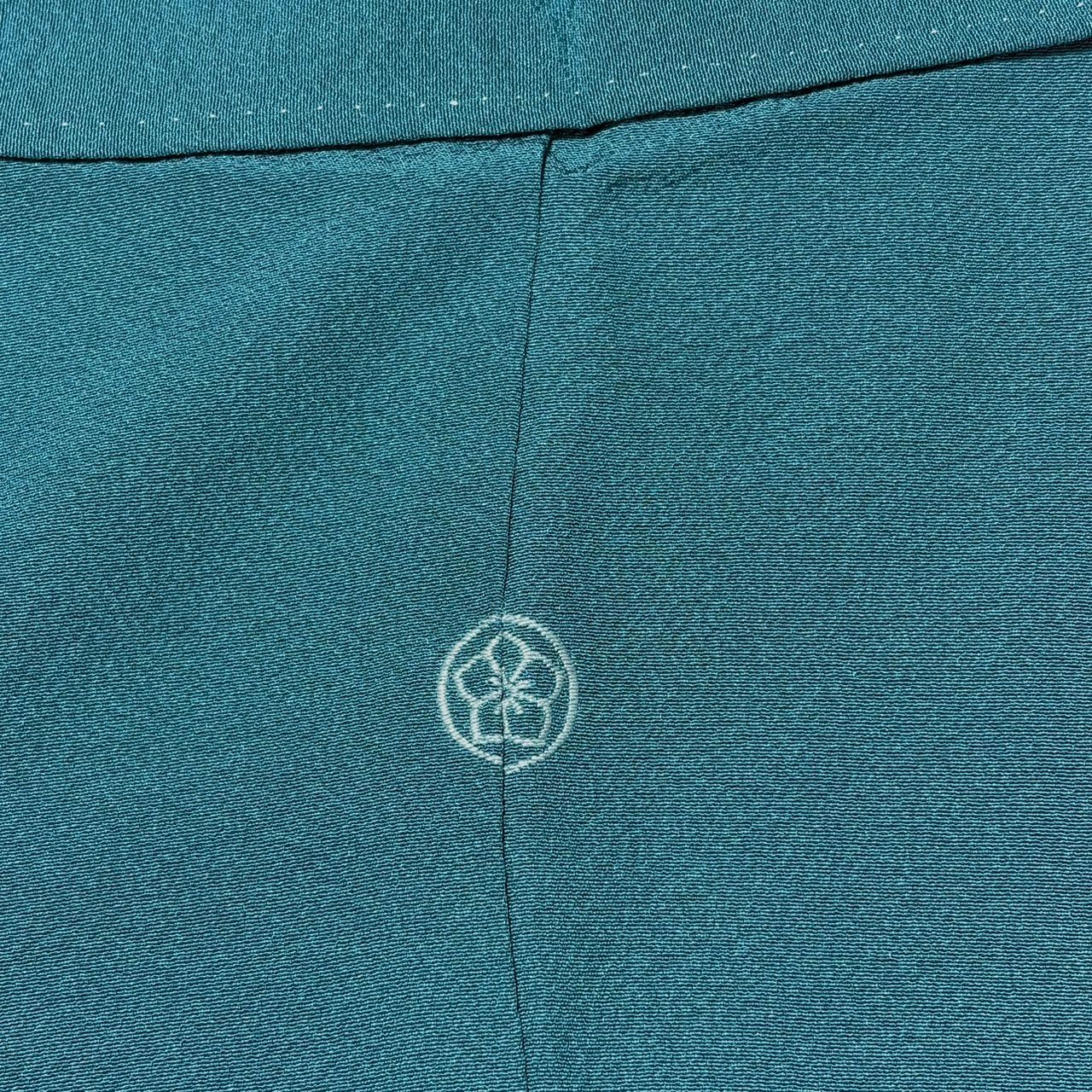 色無地 ブルーグリーン