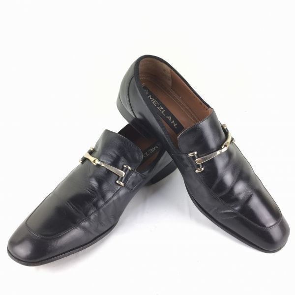 80s-90s?|Vintage MEZLAN メスラン ビットモカシン スリッポン ビジネスシューズ 黒|BLACK size8.5M|26.5-27.0|メンズ|loafer shoes〕|men s 菅NO.メZD-20<sale>