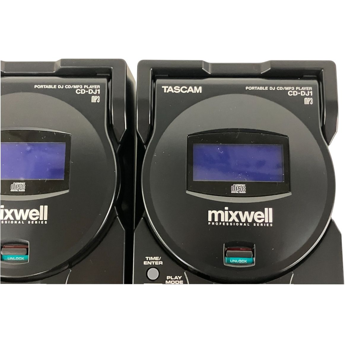 TASCAM CD〜DJ1 2台セット TASCAM CD-DJ1 軽量 コンパクト DJ用 2台セット プレイヤー XS-3