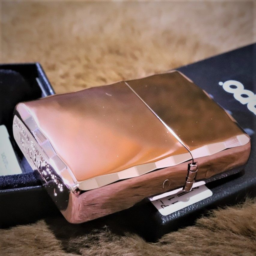 Armor ZIPPO アーマー ジッポー シャインレイ ピンク 桃 コーナー 