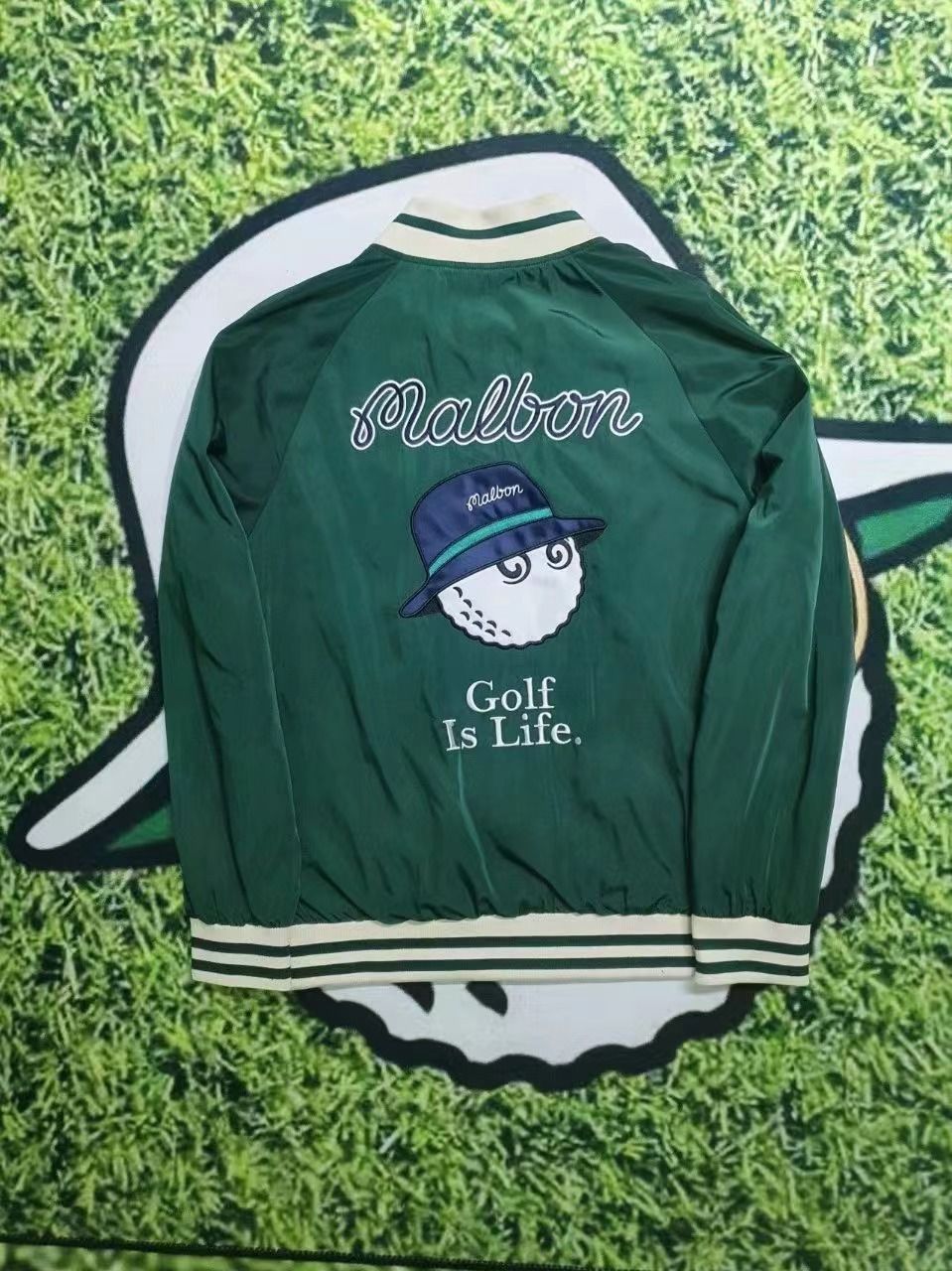 S マルボンゴルフ MALBON GOLF スタジャン ジャケット 【公式通販】