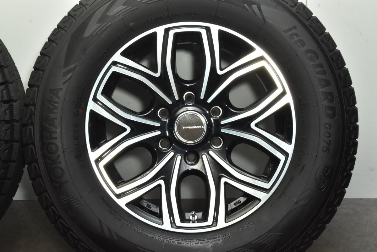 バリ溝】プレミックス 飛車 17in 8J +25 PCD139.7 ヨコハマ アイス