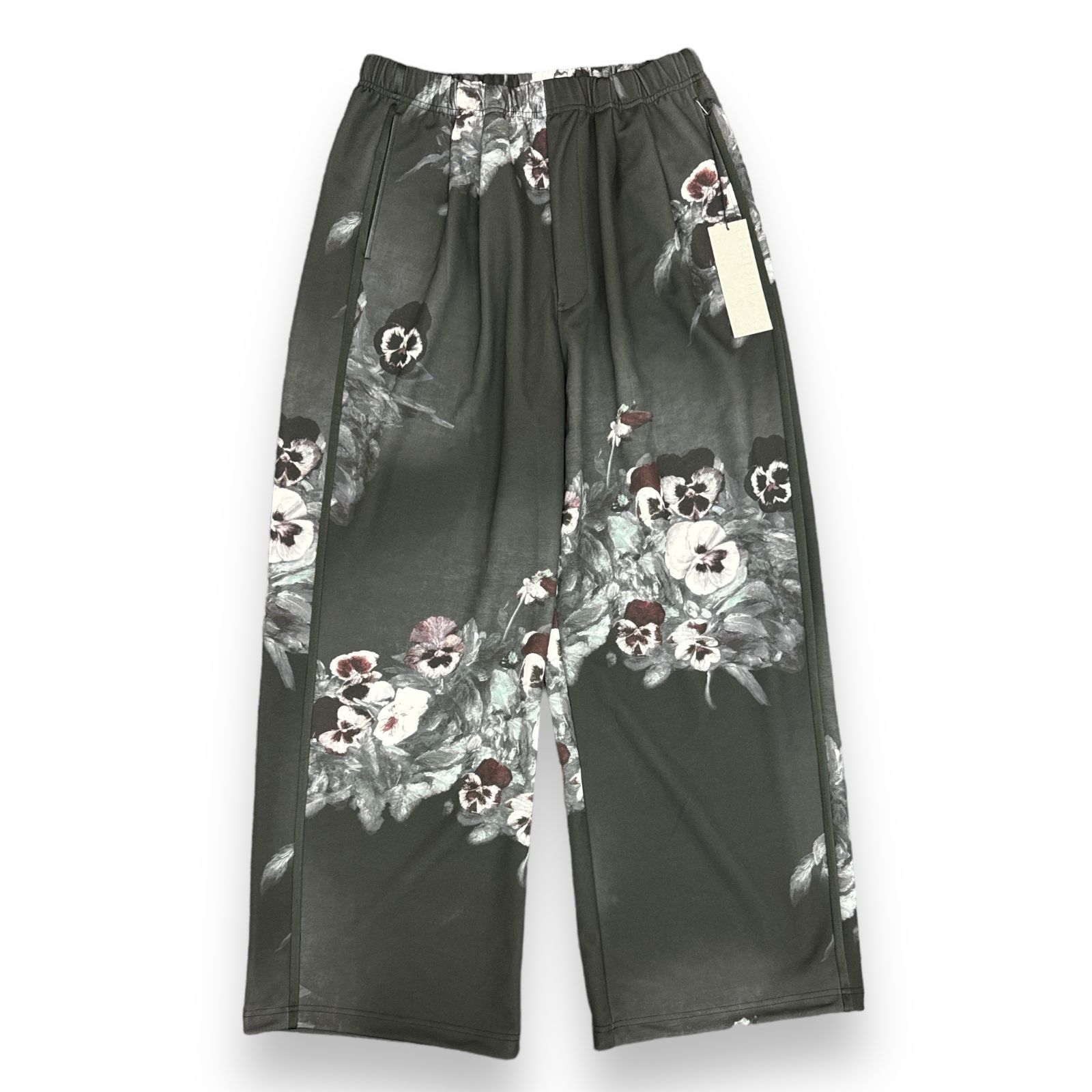 定価37400円 美品 LAD MUSICIAN 24SS PANSY 2TUCK TRACK PANTS 