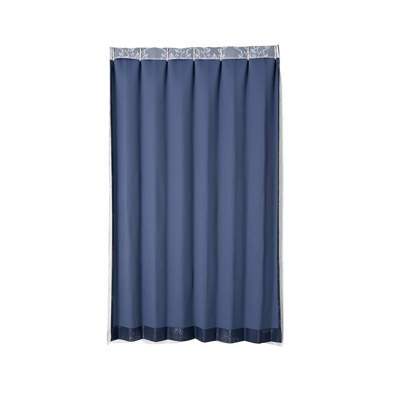 Francfranc ブリス×ルシーラ　ダブルカーテン ネイビー 178×100 Francfranc フランフラン ブリス×ルシーラ ダブル カーテン H1780