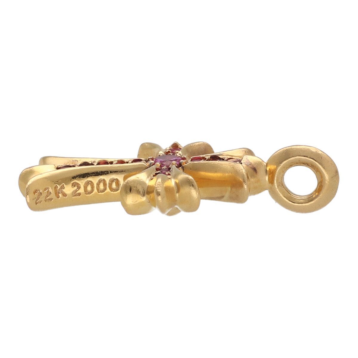 中古】 CHROME HEARTS クロムハーツ タイニーファットクロスチャーム 
