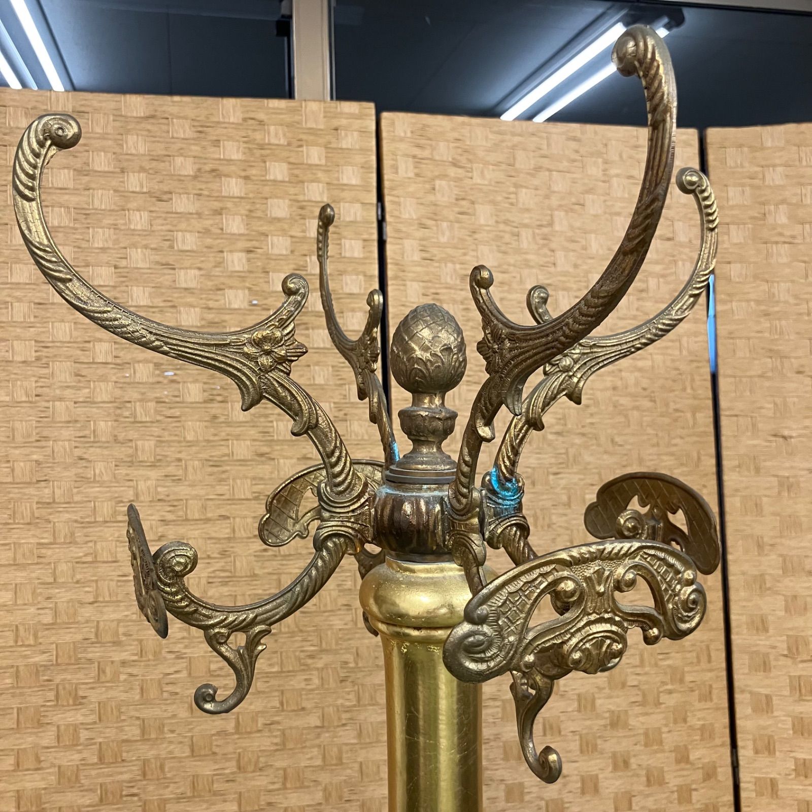 ▲ げ交渉 EURO CASA ユーロカーサ ポールハンガー コートハンガー 帽子掛け イタリア アンティーク調