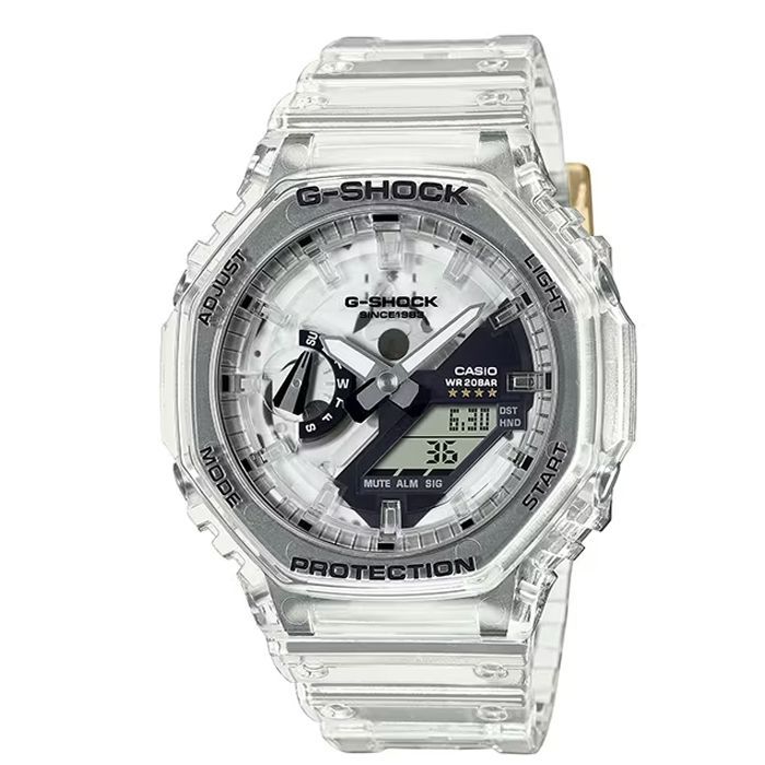 CASIO G-SHOCK カシオ ジーショック 40th ANNIVERSARY CLEAR REMIX ANALOG-DIGITAL GA-2140RX-7AJR メンズ 腕時計 国内正規品クリアone size
