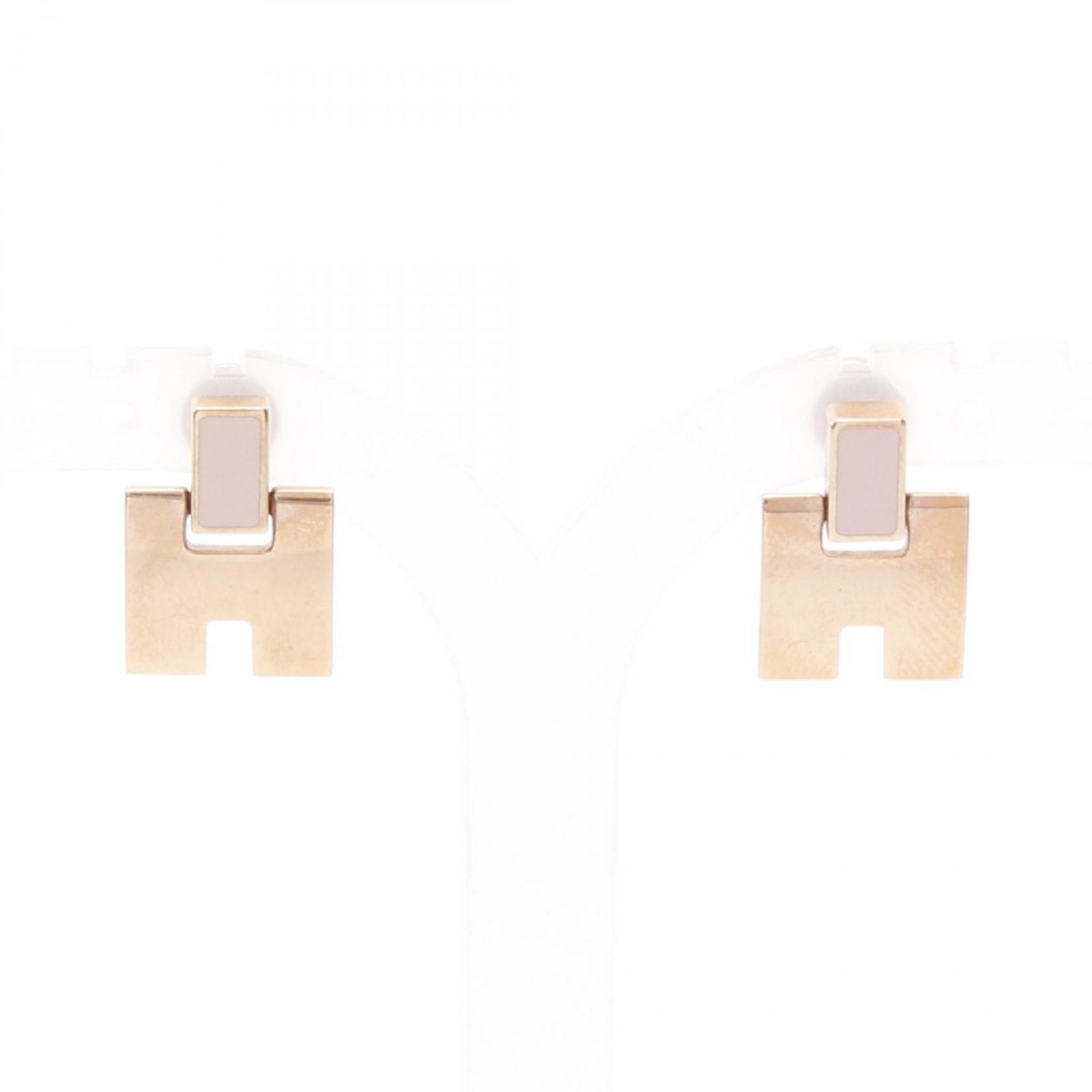 エルメス HERMES ピアス アイリーン GP ゴールドメッキ ピアス レディース Used A