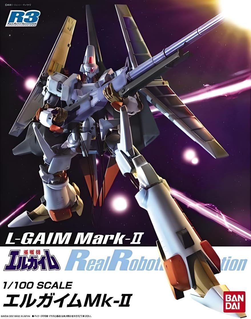 R3 1|100 エルガイムMk-II 色分け済みプラモデル 重戦機エルガイム