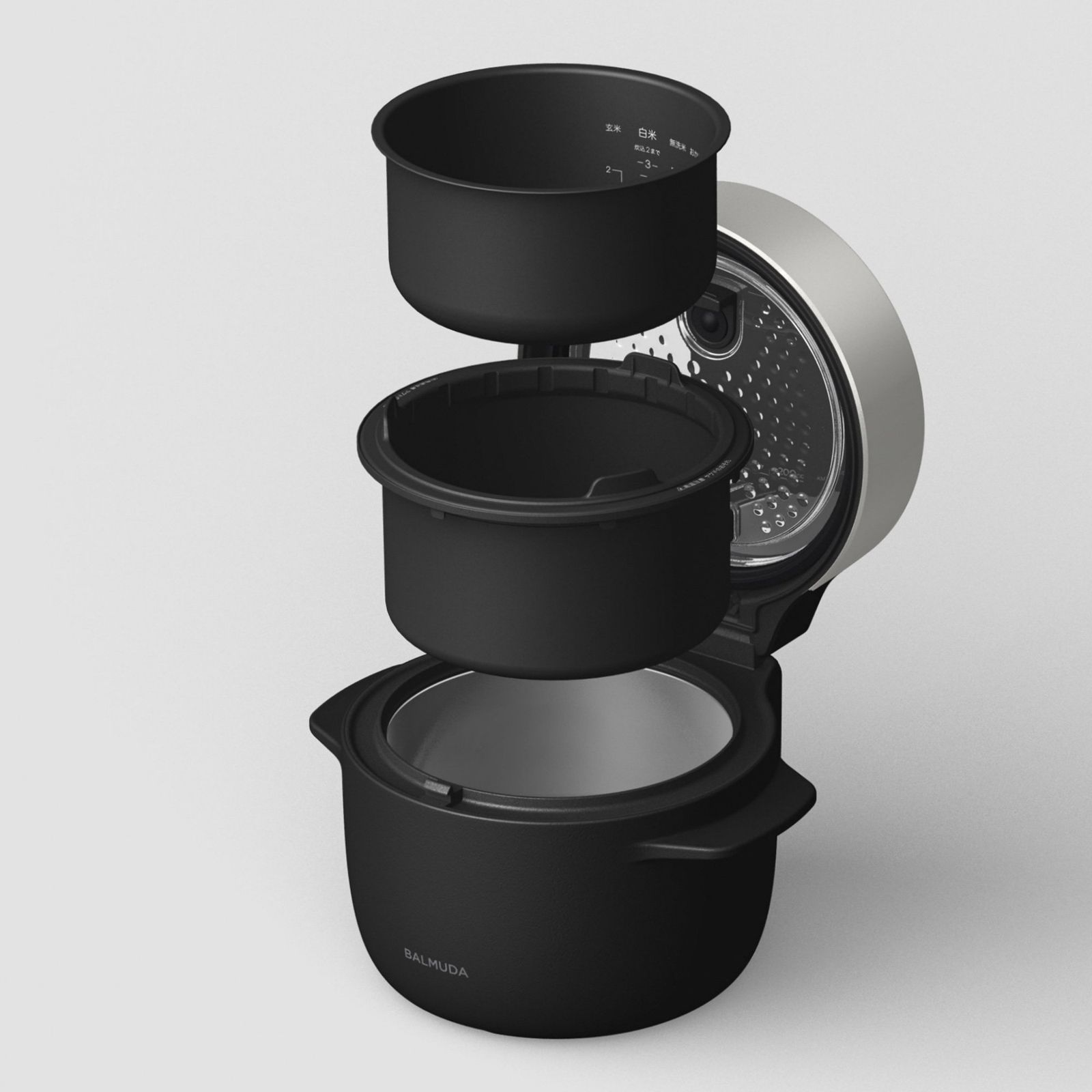 バルミューダ ザ ゴハン 3合炊き電気炊飯器 BALMUDA The Gohan バルミューダ ザ ゴハン 3合炊き電気炊飯器 BALMUDA The Gohan