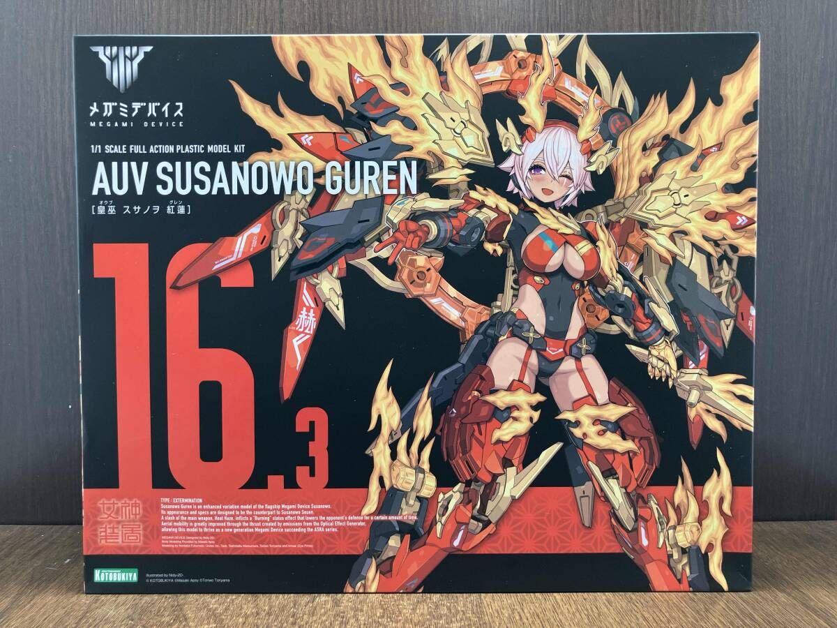 未開封品 プラモデル コトブキヤ 1|1 皇巫 スサノヲ 紅蓮 メガミデバイス