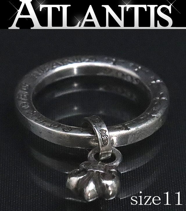 CHROME HEARTS 銀座店 クロムハーツ BSフ NTFL リング 指輪 メンズ シルバー SV925 約11号 100147