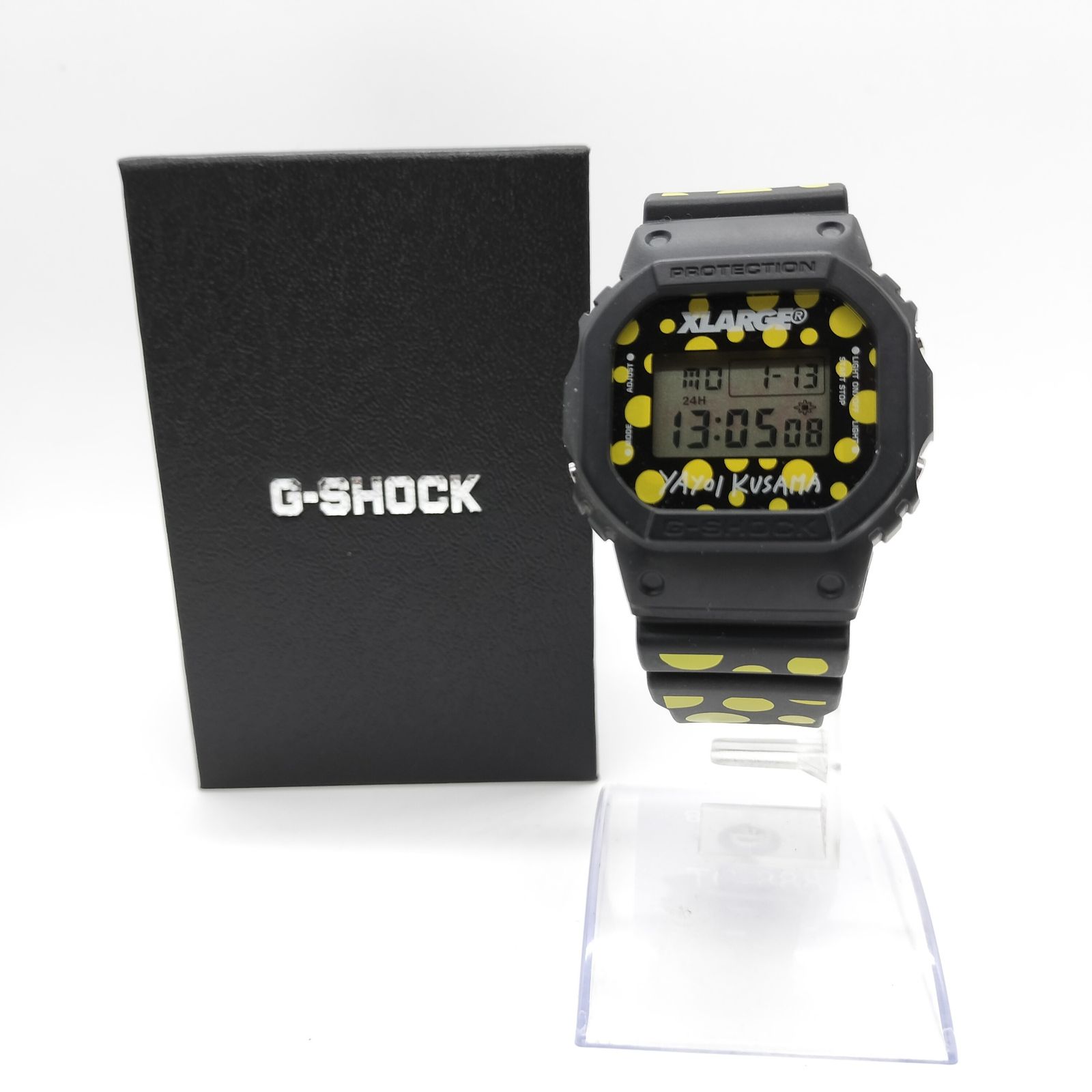 個性を腕に✨】 CASIO G-SHOCK 腕時計 限定コラボ 草間彌生×XLARGE ドット