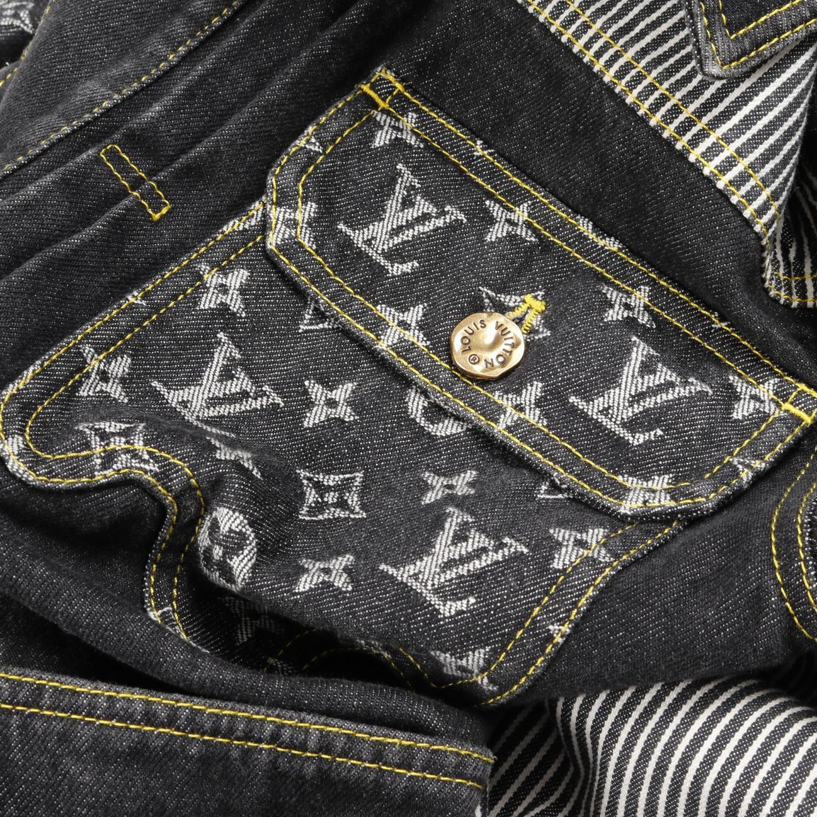 LOUIS VUITTON ルイヴィトン 22SS ×NIGO MONOGRAM CRAZY DENIM JACKET 
