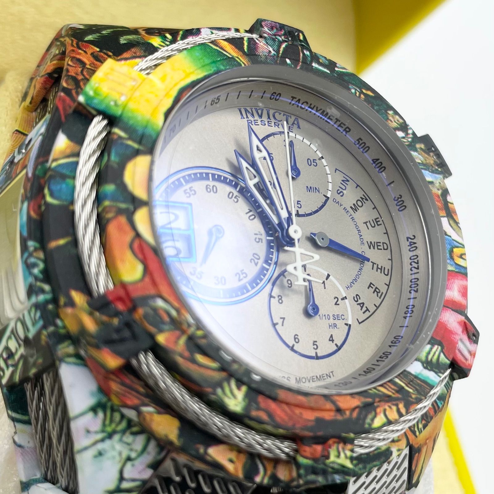新品未使用 インビクタ INVICTA ボルトゼウス クロノグラフ クォーツ 