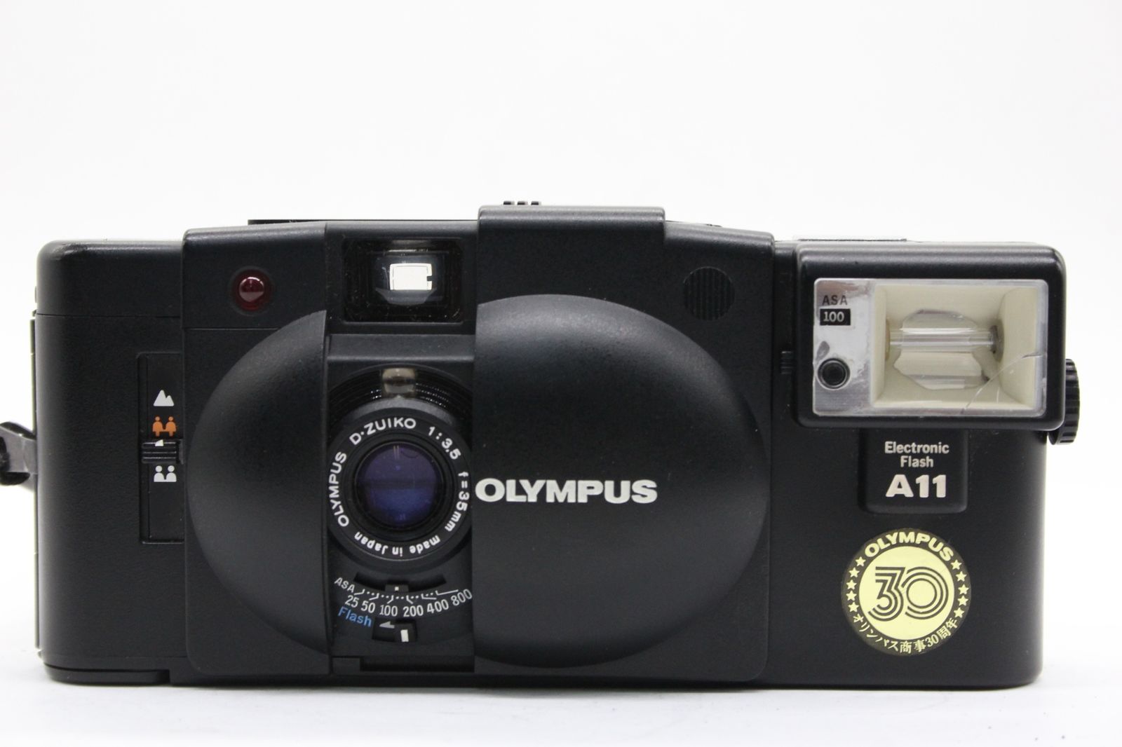 【返品保証】 オリンパス Olympus XA 2 D.Zuiko 35mm F3.5 A11 フラッシュ付き コンパクトカメラ v2052