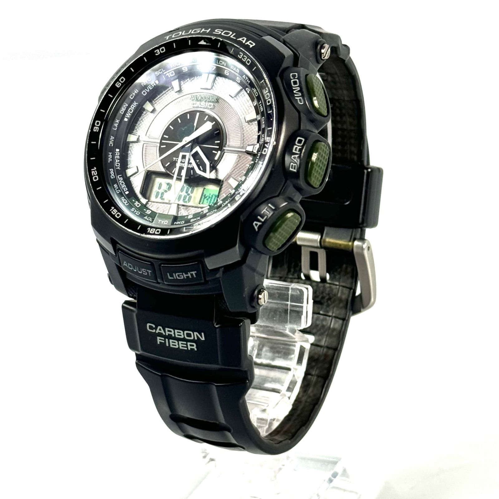 カシオ プロトレック PRW-S5100-1JF 電波ソーラー アナデジ 樹脂 