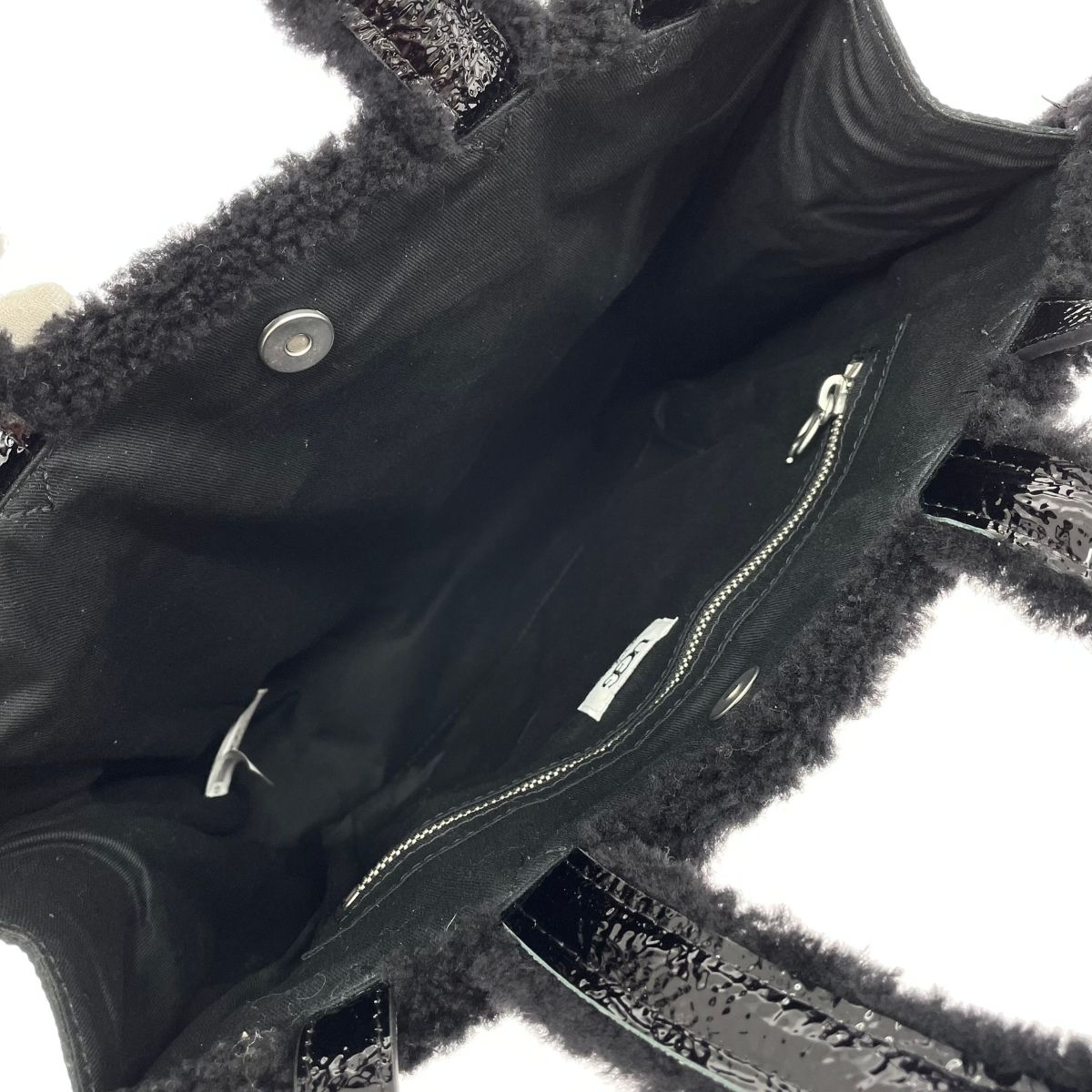 良好 UGG アグ アグ×テルファー 2WAYバッグ 1155851 ブラック クリンクルパテント レディース 241013001255 WWW_DECORATOM_COM_BR