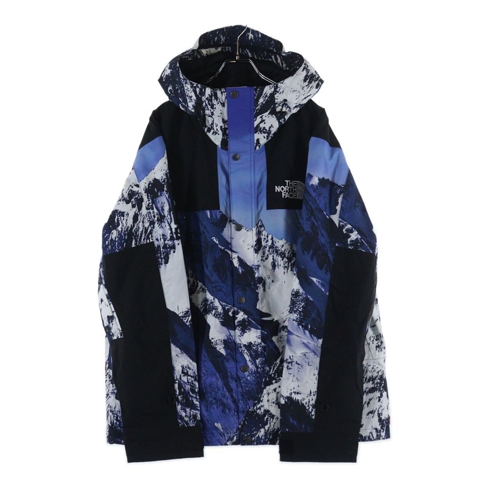 SUPREME シュプリーム 17AW ×THE NORTH FACE Mountain Parka ザノースフェイス 雪山 マウンテンパーカー ナイロンジャケット ブルー|ブラック NP61701I