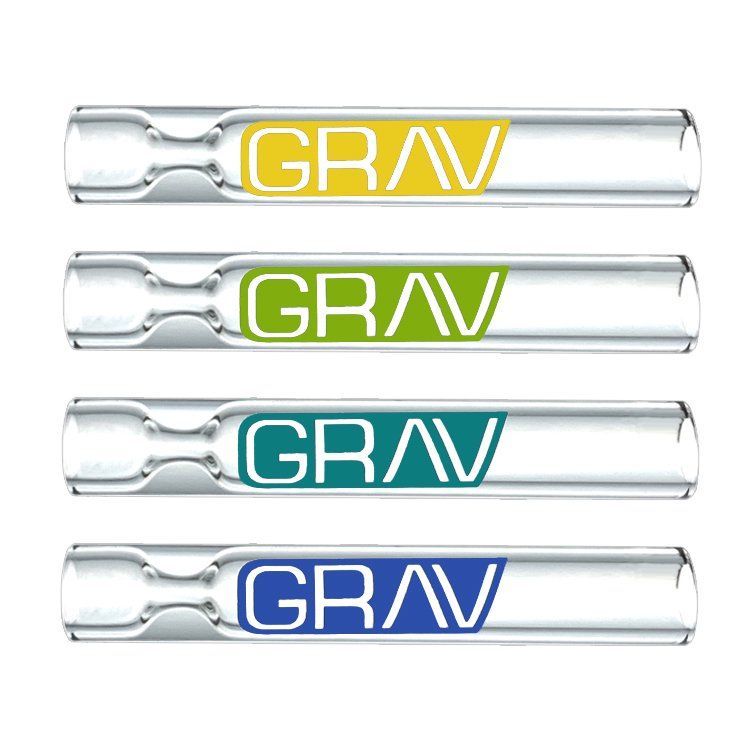 GRAV Clear Taster ガラスワンヒッターパイプ 9mm 3本セット[正規品 喫煙具]