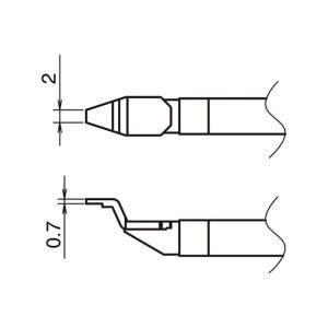 3営業日で発送 白光 交換こて先 T51シリーズ T51-L2