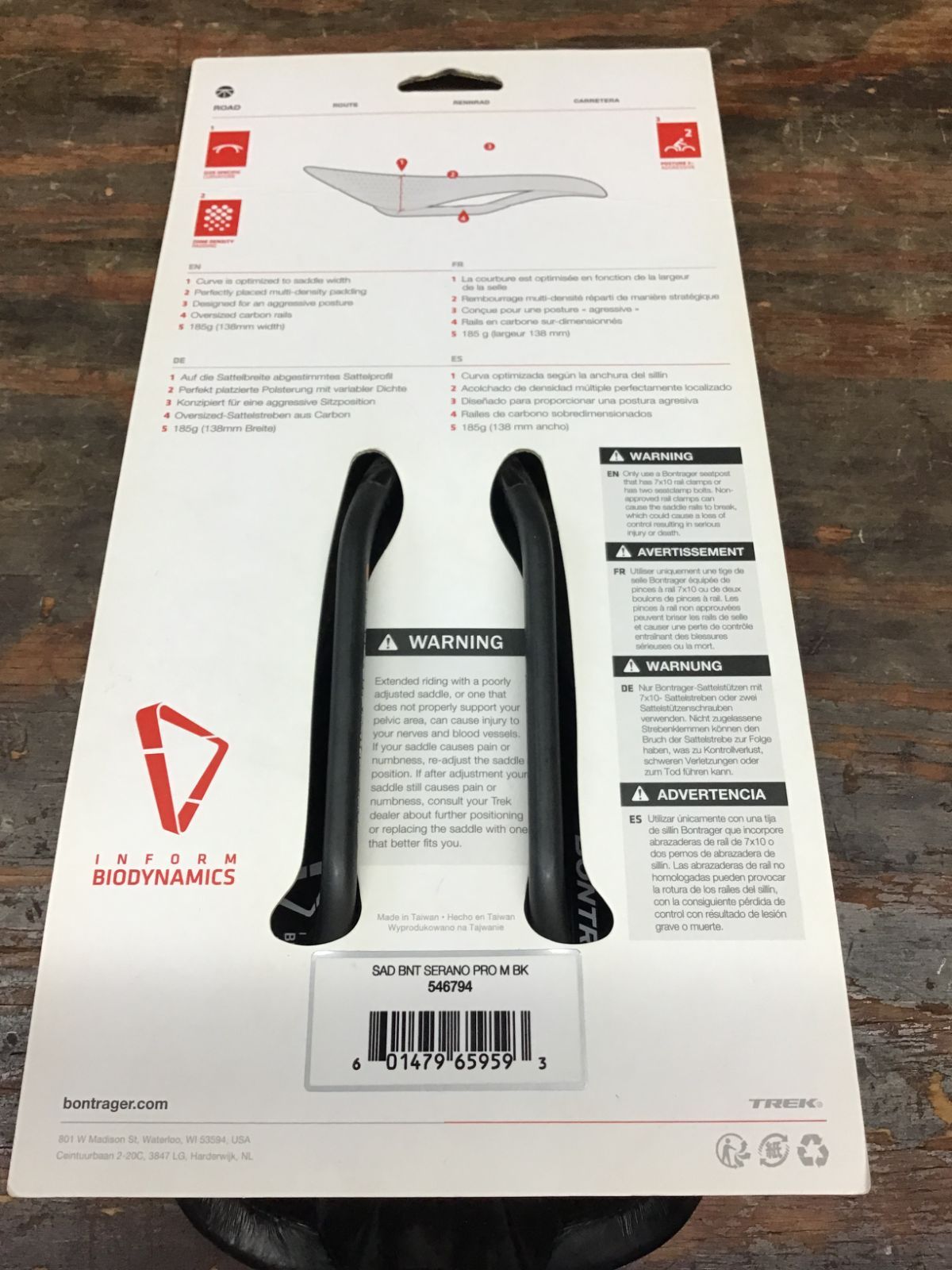 Bontrager Montrose Pro Carbon Saddle BRIGHTFACE_UK