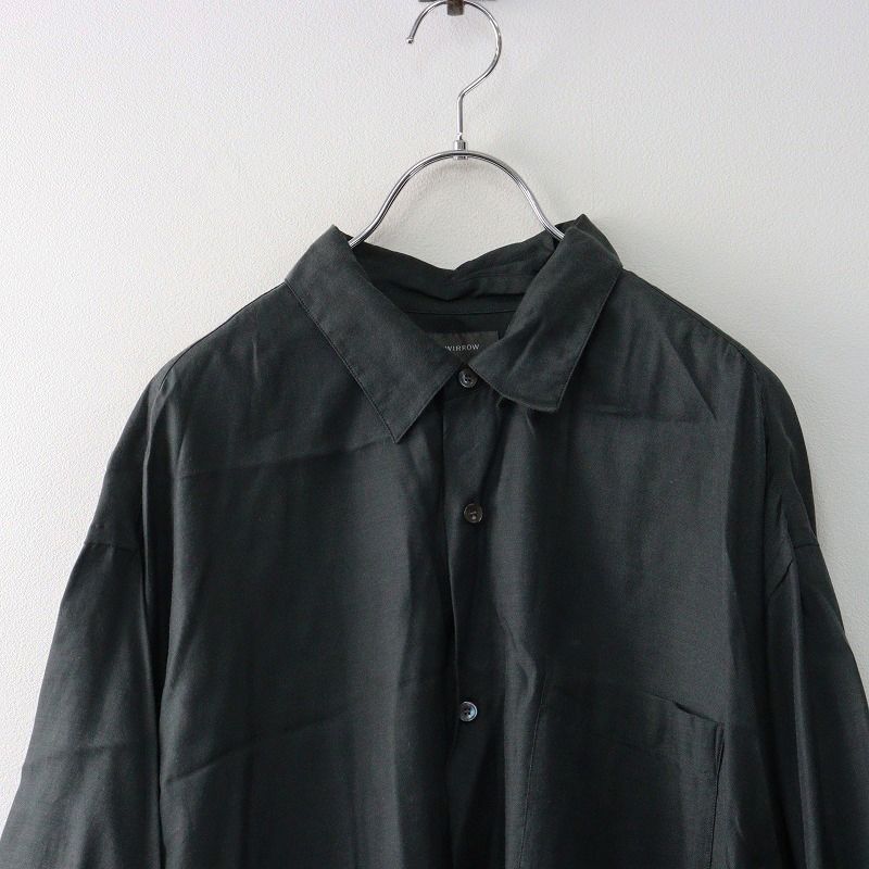 ウィロウ WIRROW Cupro Cotton Half Sleeve Shirt キュプラコットン  