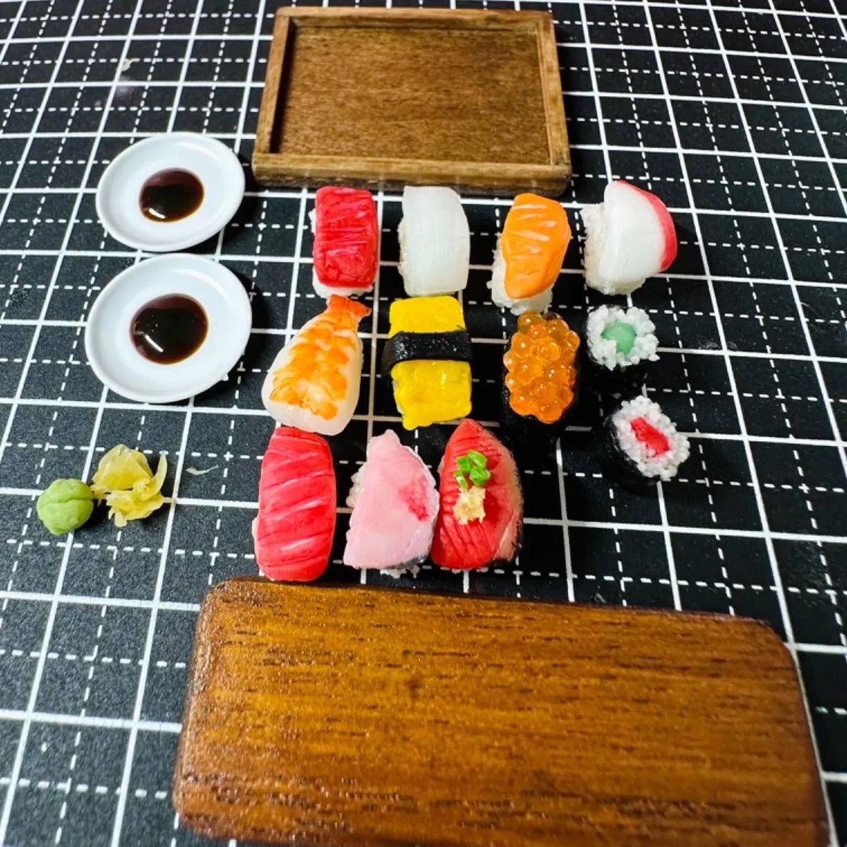 329 お寿司セットA⭐️ミニチュアフード お寿司 ドールハウス