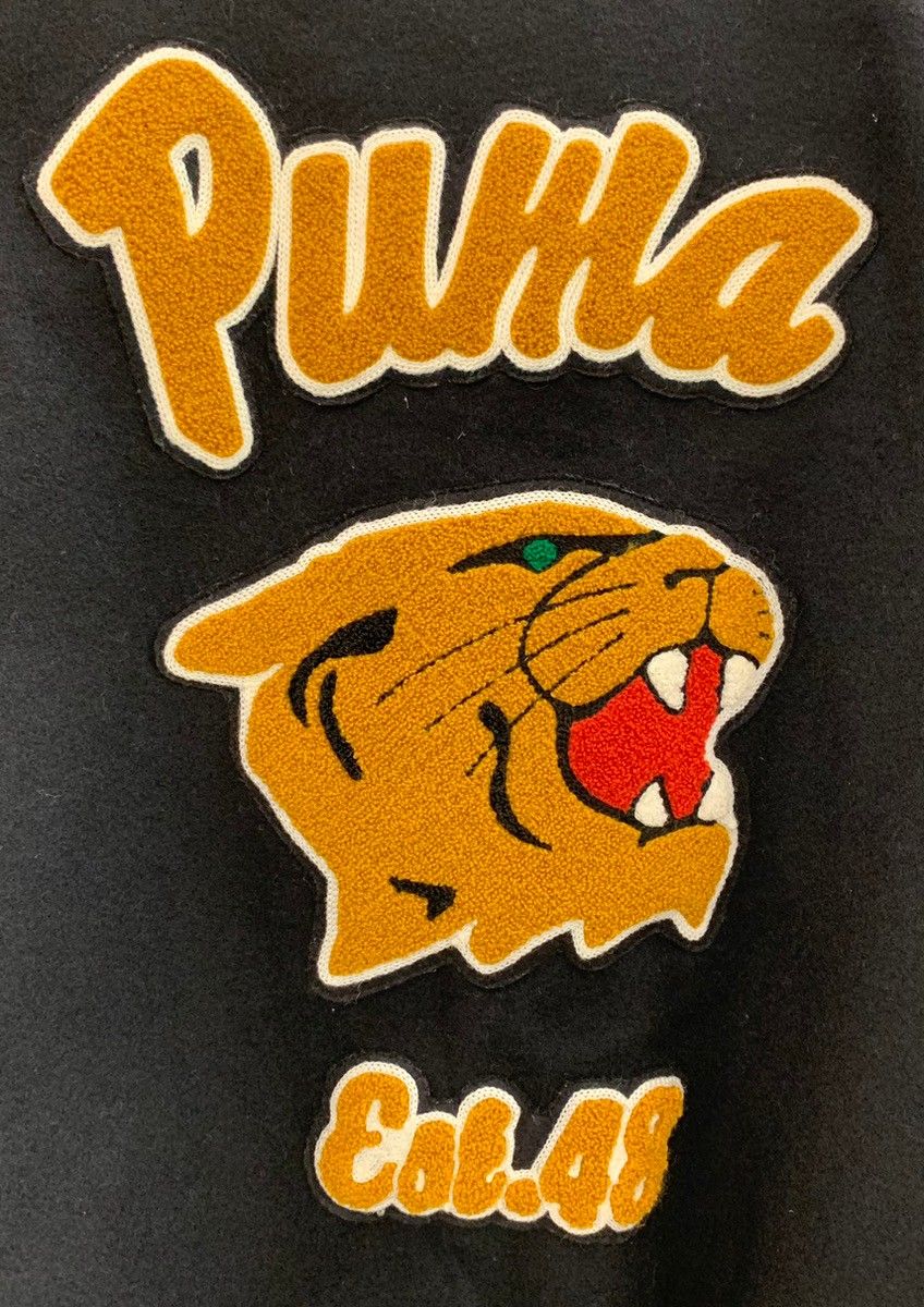 プーマ PUMA スタジャン 90's 刺繍 ウール ジャケット ロゴ プーマ PUMA スタジャン 90's 刺繍 ウール ジャケット ロゴ