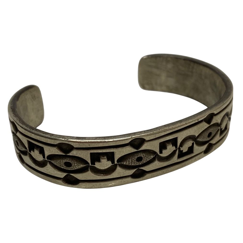 使用少なめブルースモーガン14Kバングルインディアンジュエリーnavajo