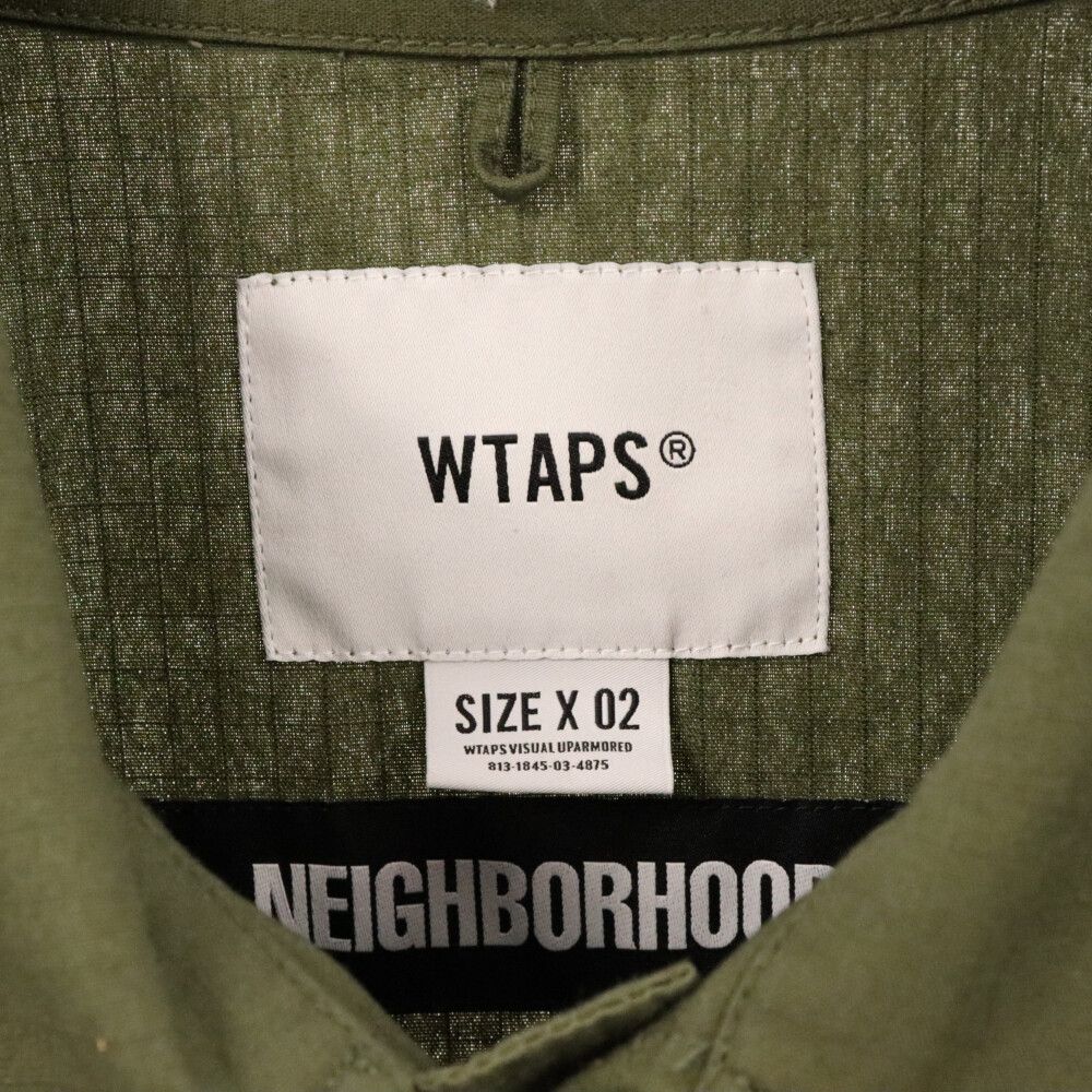NEIGHBORHOOD WTAPS クロスボーン ジャングルシャツJUNGLE WTAPS × NEIGHBORHOOD ジャングルクロスボーンシャツ