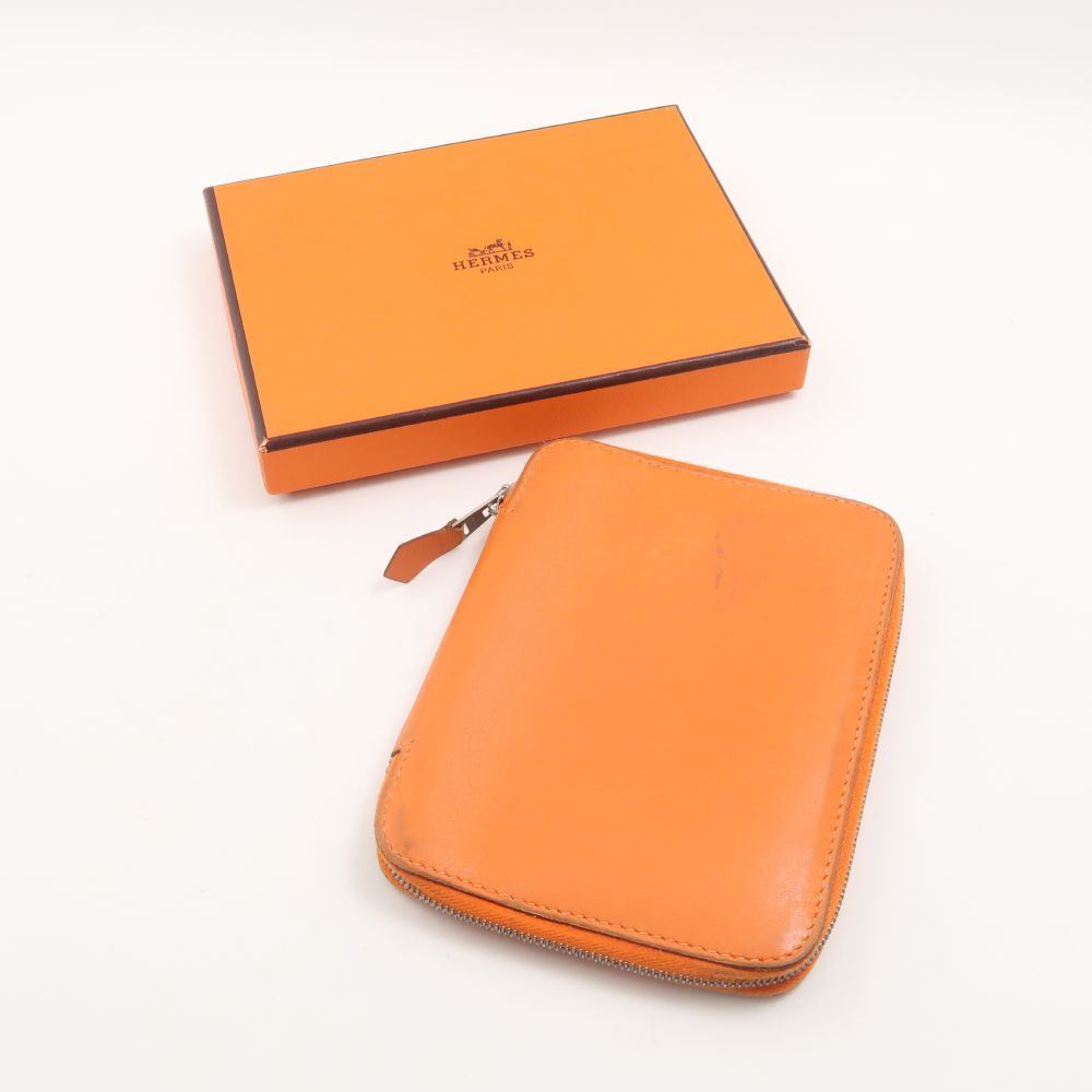 HERMES エルメス アジェンダジップ 手帳カバー 1点 ラウンド 兼用 AK122W1