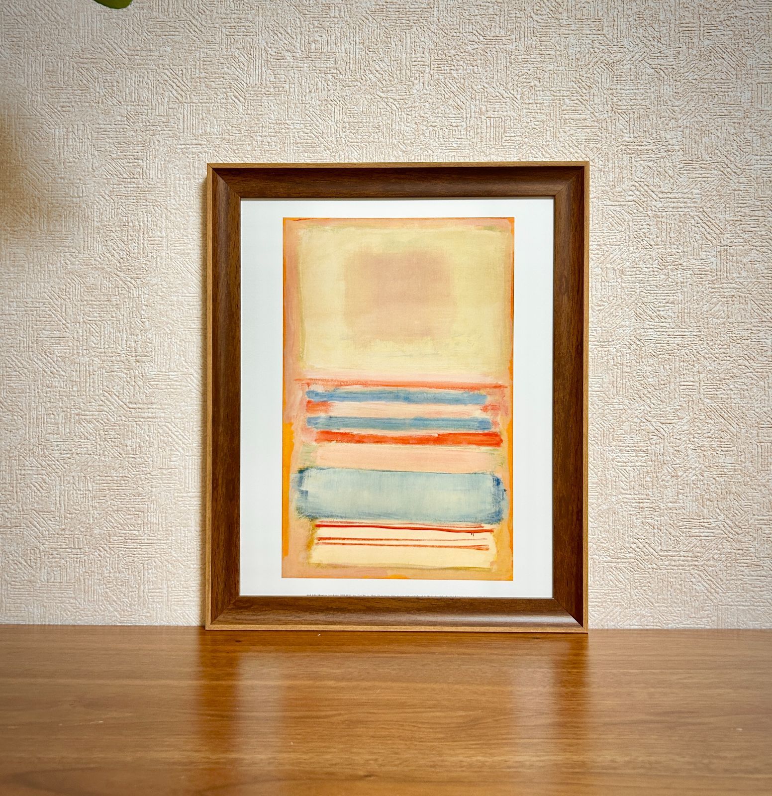 マークロスコ　ポスターフレーム額装済み 新品☆額縁付アートポスター☆マーク・ロスコ☆Mark Rothko