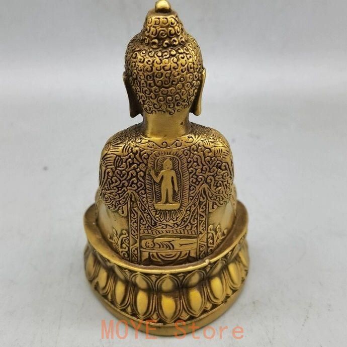 銅器 南無阿弥陀仏像 釈迦牟尼仏像 家内供養 工芸品 置物 - メルカリ