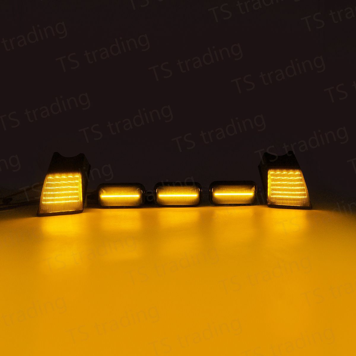 H2 ハマー ルーフ LED USマーカー マーカーランプ アンバー HS2