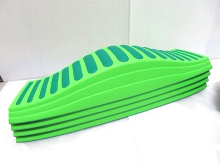 weplay ウェイブバランス平均台 8本組 グリーン 収納袋付 バランス遊具