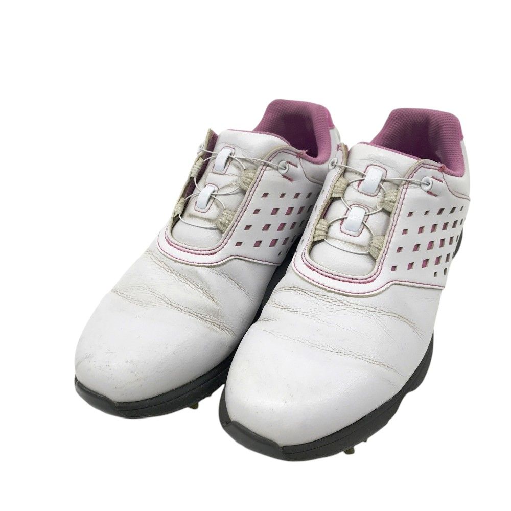 FOOT JOY フットジョイ 98179J ゴルフシューズ DRYJOYS  ホワイト系 23.5 [240101473492] ゴルフウェア レディース ストスト 美品】FOOT JOY フットジョイ 98179J ゴルフシューズ DRYJOYS