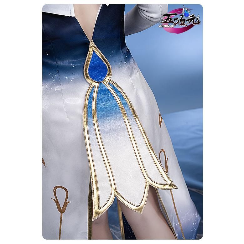 五次元 基萌 原神 コスプレ 水神 フォカロルス 神Ver 衣装 ウィッグ 追加 IMPECCABLEHEALTHCARESERVICES_COM