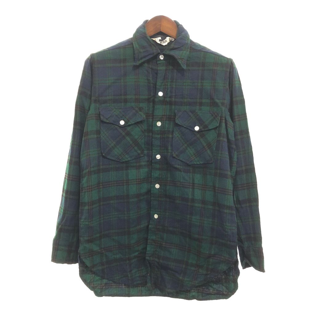 70年代 WOOLRICH ウールリッチ ネルシャツ トップス アメカジ