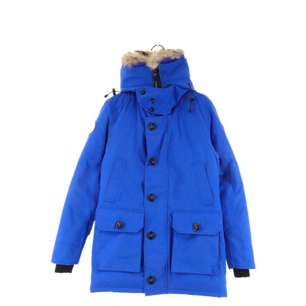 CANADA GOOSE (カナダグース) 15AW BROOKFIEL PBI シロクマワッペン ブルックフィールド ダウンジャケット ブルー  2300JMP - メルカリ