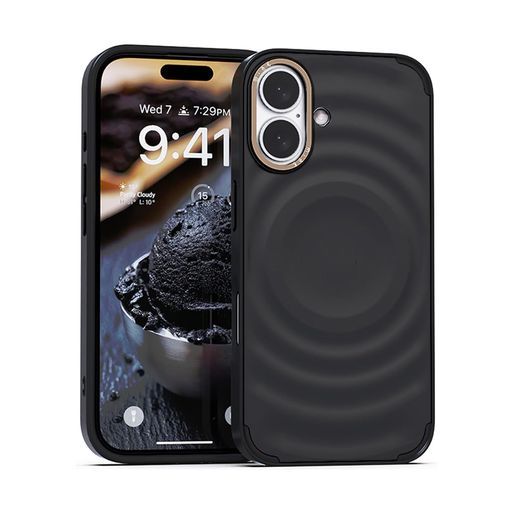 miakiPhone16用SCOOPMagSafe対応ケース[アイスクリームモチーフの立体