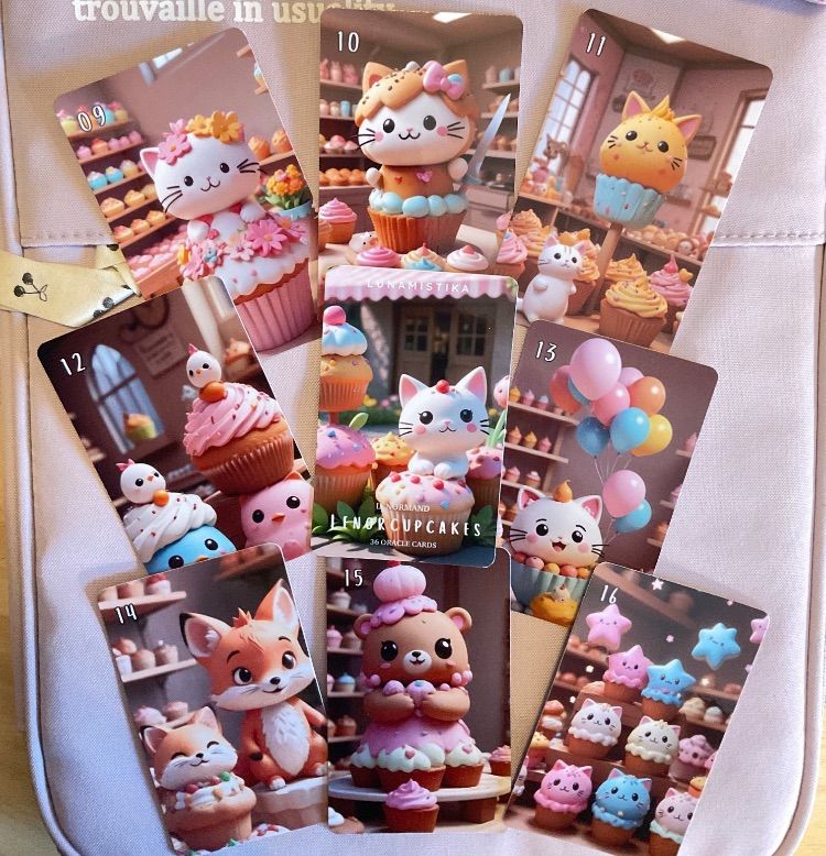 日本未入荷✨カップケーキルノルマン　タロット　オラクル　ルノルマンカード 日本未入荷✨レノルカップケーキルノルマン タロット タロット