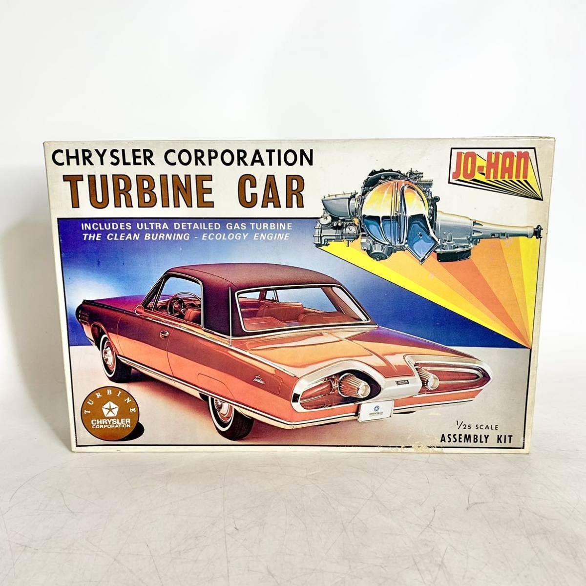 未組立 ジョーハン 1/25 クライスラー タービンカー ターバイン CHRYSLER TURBINE CAR プラモデル JO-HAN GC-300  - メルカリ