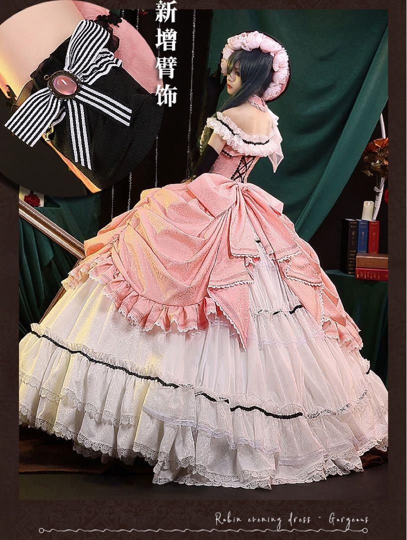 三分妄想 黒執事 コスプレ シエル 豪華セット 女装 駒鳥 お嬢様
