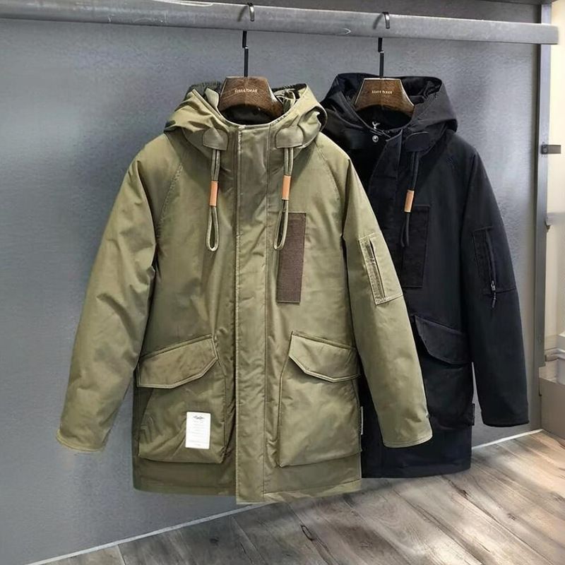 中綿ジャケット ダウンコート メンズ ラウナーつき アウトドアコート 男性用 防寒ジャケット 秋冬 ファーつき フード アウター 中綿コート ダウンジャケット メンズ ショート丈 厚手