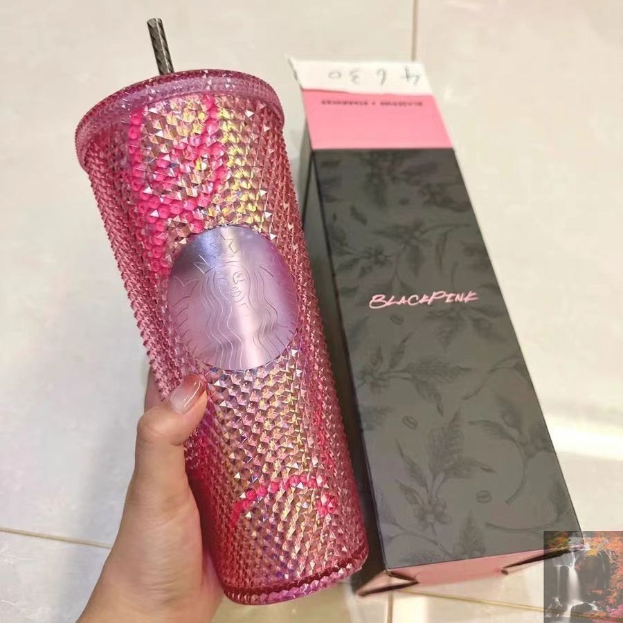 新品未使用】日本未発売 ブラック ピンク BLACKPINK Starbucks