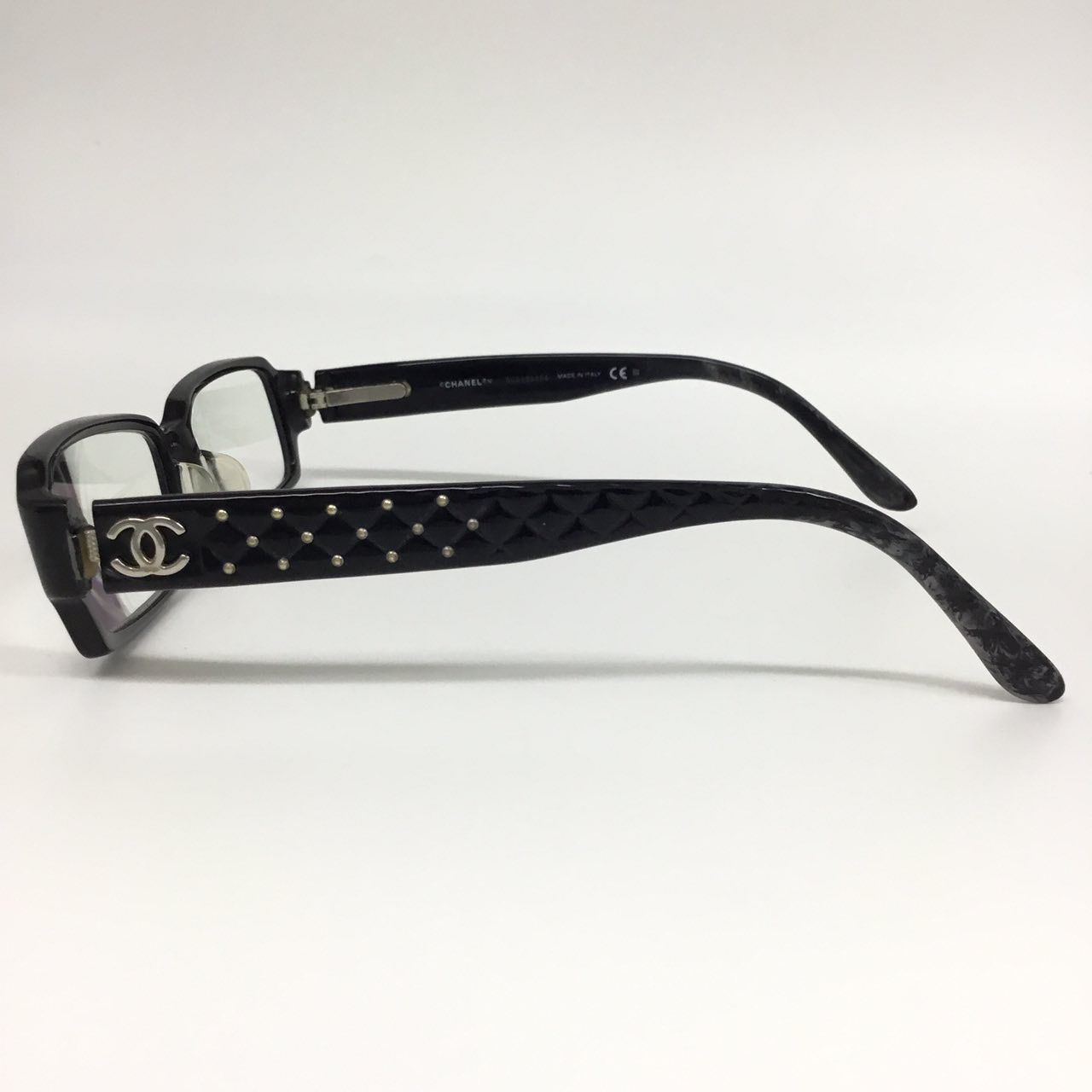 CHANEL シャネル 極美品 メガネフレーム ウェリントン ココマーク