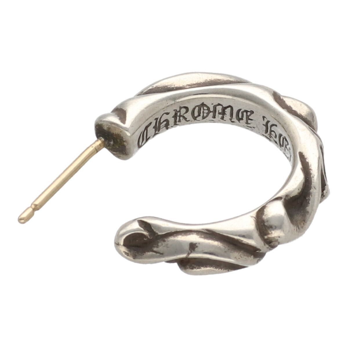 値下げしました！　クロムハーツ　フープスクロールピアス　中古 中古】 CHROME HEARTS クロムハーツ スクロールフープ ピアス