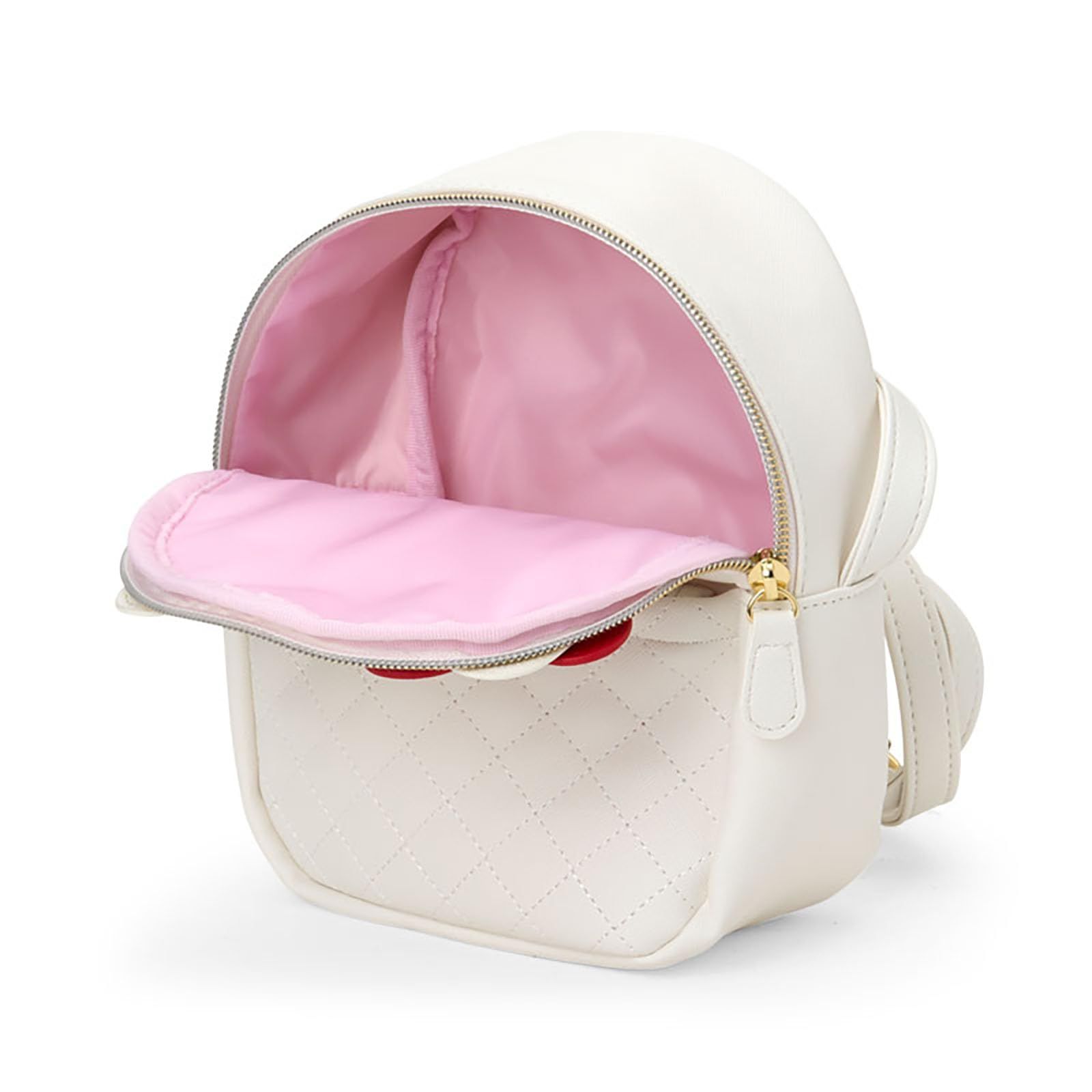 サンリオ] フェイス形ショルダーバッグ ハローキティ PUレザー 対象