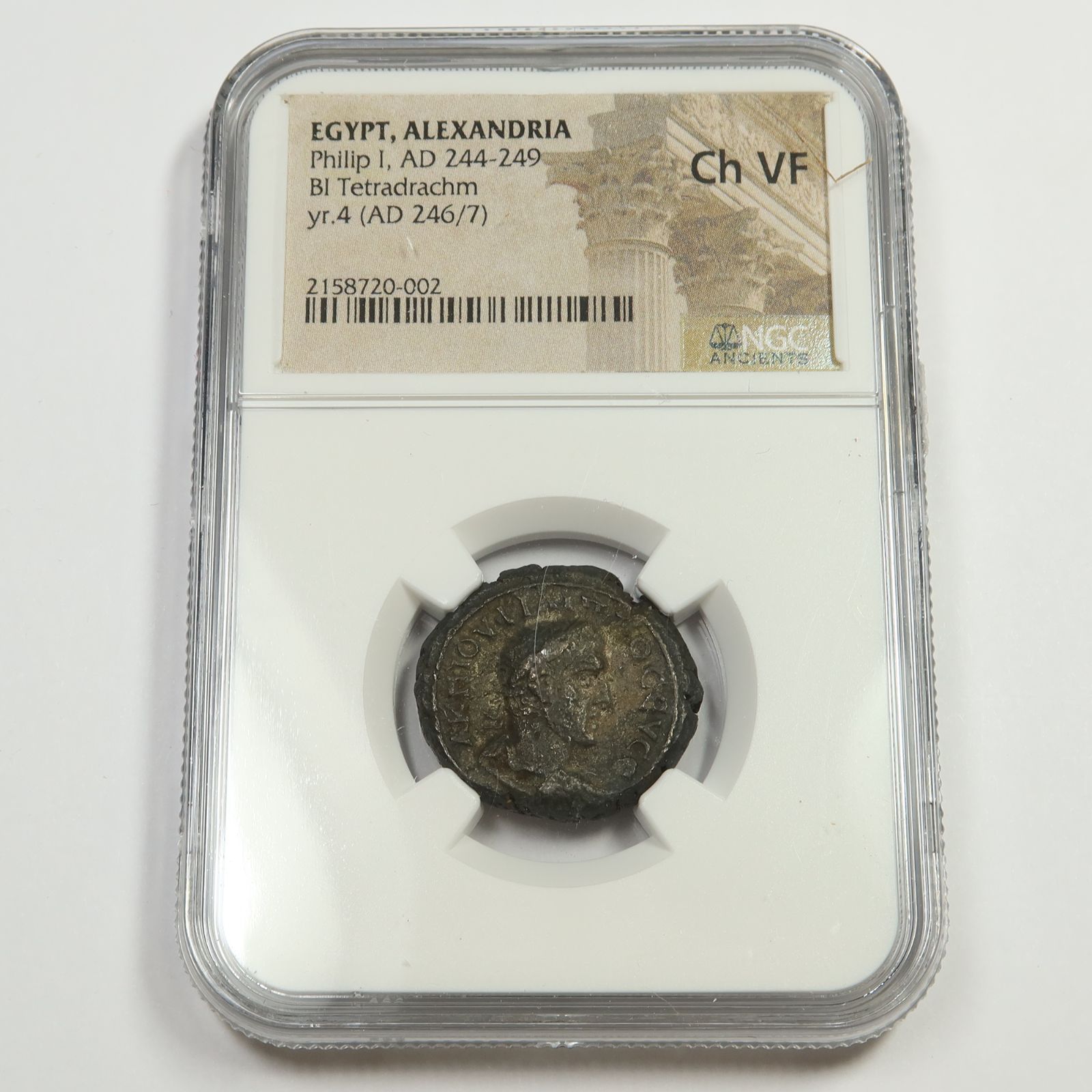 AD 244-249 NGC ANCIENTS Choice VF - EGYPT ALEXANDRIA BI Tetradrachm Coin